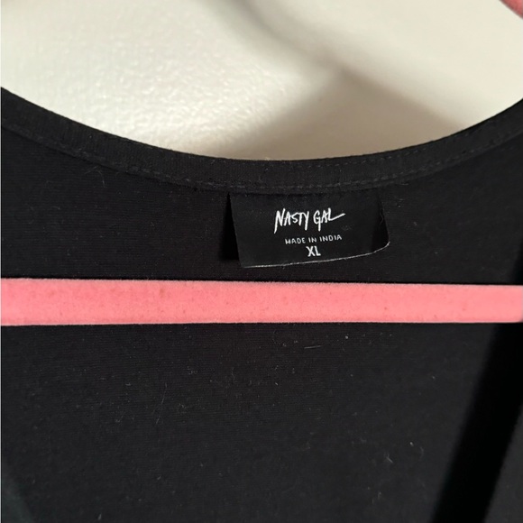 Black Sheer Embellished Dress - Picture 3 of 3